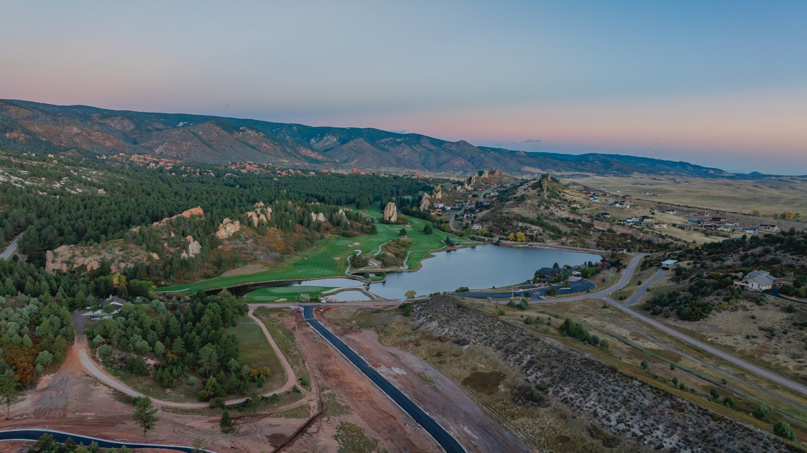 Lower View of Bear Ridge and Golf Course