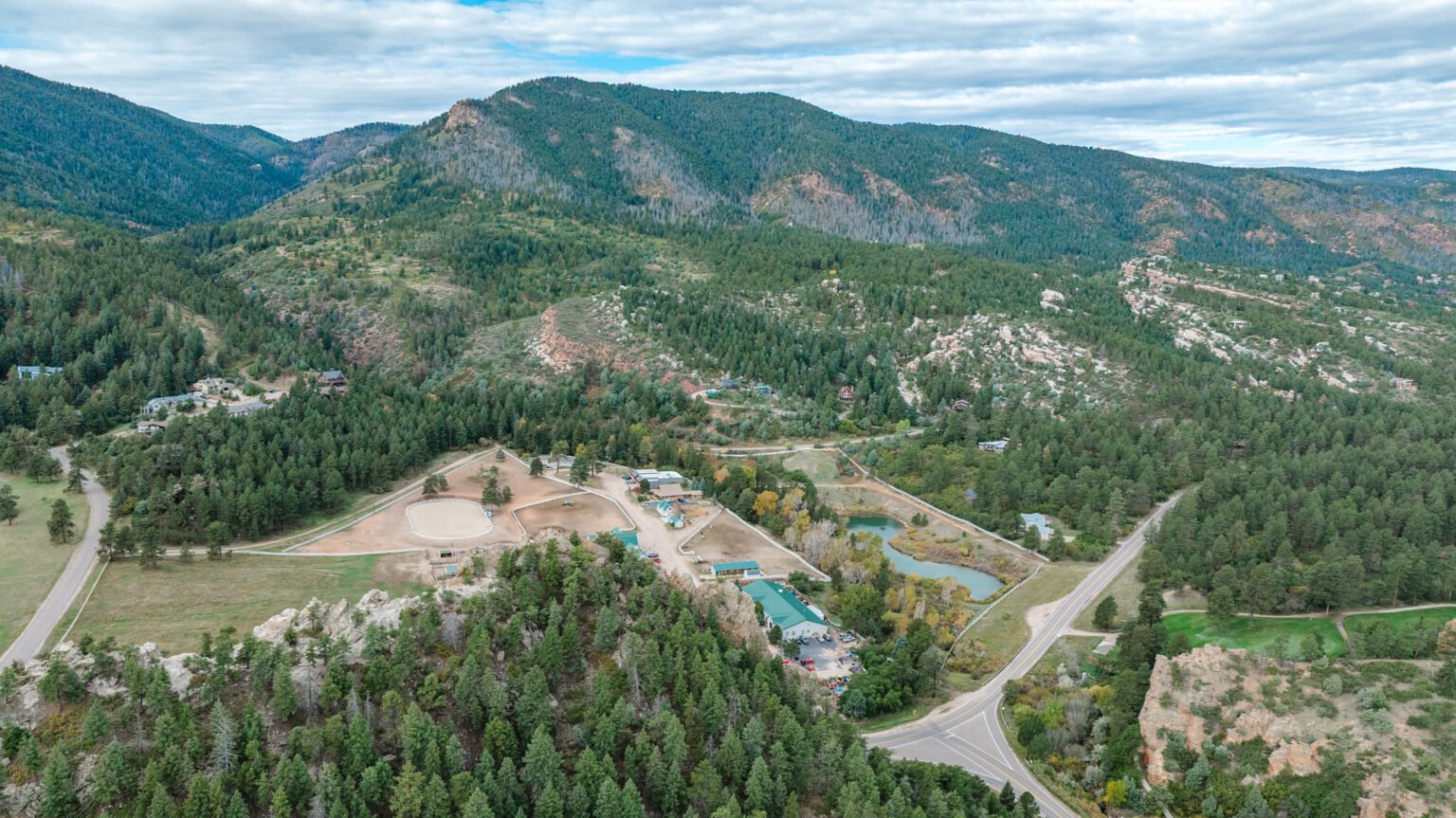 Bear Ridge with Mountain Background